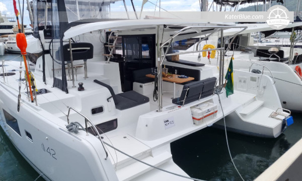 Lagoon 42 Catamaran Charter - خط سير الرحلة لمدة 7 أيام من مارينا دا غلوريا، ريو إلى إيلها غراندي، باراتي وبلو لاغون