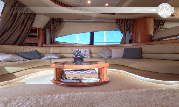 Aluguel semanal de iate de luxo Azimut 68 de Saranda para Ksamil, Corfu, Paxos, Sivota, Himara e Porto Palermo.