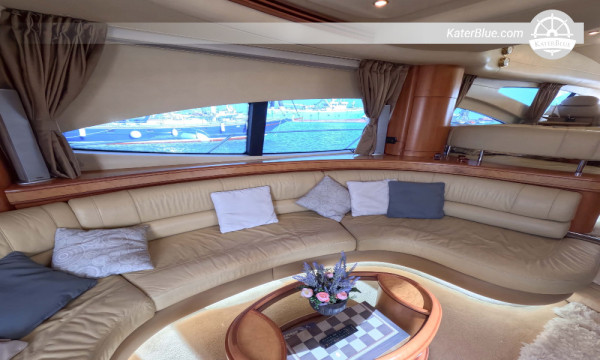Aluguel semanal de iate de luxo Azimut 68 de Saranda para Ksamil, Corfu, Paxos, Sivota, Himara e Porto Palermo.