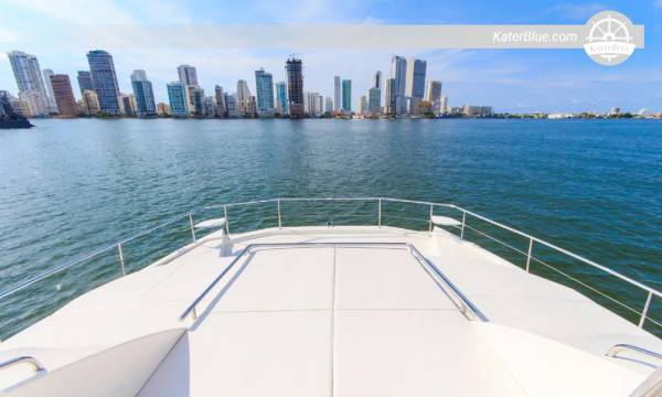 Leopard 433 Power Catamaran – 9-Hour Mambo Beach Day Charter from Playa Blanca, Cartagena, Colombia