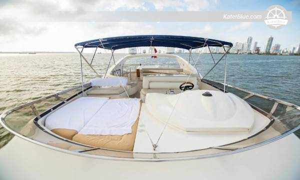 9hodinový denní pronájem jachty na Islabela z Cartageny na palubě Sunseeker 82 – Ekologický únik a dobrodružství na kajaku