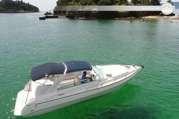 Noleggio yacht Paraty di 8 ore – Praia do Sono, Lagoa Azul, Praia de Ponta Negra e Ilha Comprida