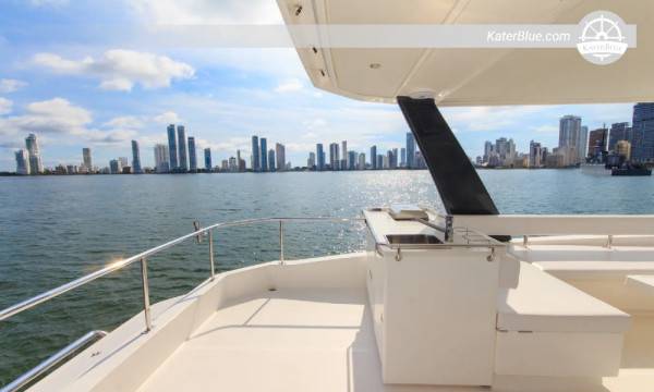 Leopard 433 Power Catamaran – 9-Hour Mambo Beach Day Charter from Playa Blanca, Cartagena, Colombia