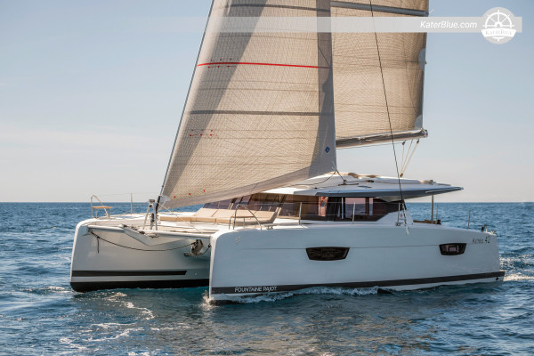 Weekly Skippered Charter to Southern Adriatic Islands from Marina Polesana aboard Astréa 42 Catamaran