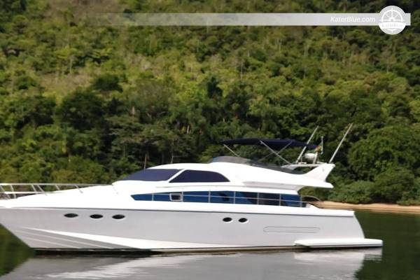 استئجار يخت Ilha Grande Motor لمدة 8 ساعات - لوبيز مينديز، ولاجوا أزول، وكاكساداسو، وميروس