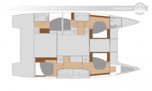 Catamarano Fountaine Pajot Saona 47 del 2018 in vendita Trogir Croazia