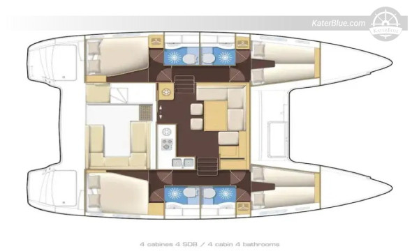 Catamarano Lagoon 400S2 del 2018 in vendita a Spalato, Croazia.