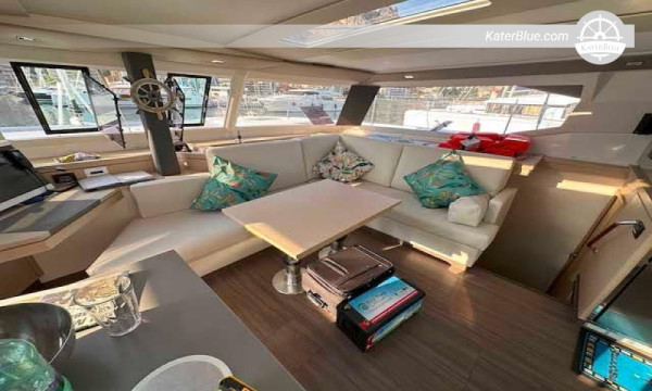 2019 Fountaine Pajot Saona 47 Maestro Catamaran – 3 Cabins, Private Owner, Volvo Engines, Located in Menton, France