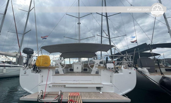Beneteau Oceanis 51.1, Baujahr 2023 – 4 Kabinen + Crewkabine, Klimaanlage, Generator, Bugstrahlruder, Standort: Split, Kroatien