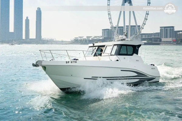 Crociera privata in yacht di 2 ore dal porto di Dubai a Palm Jumeirah e Atlantis.
