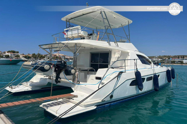 Island Escapade & Lustica Day Charter – Leopard 40 Skippered Catamaran from Tivat to Rose Village, Bigovo, Sveti Marko & Submarine Tunnels