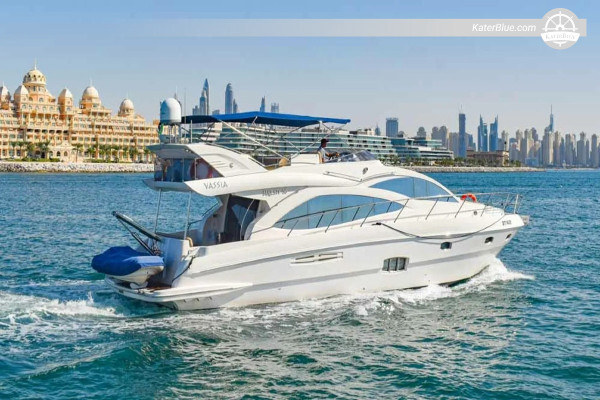Noleggio di yacht con skipper per 1 ora dal porto di Dubai – Ain Dubai e JBR