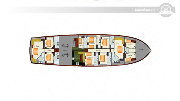 40M Custom Gulet 2019 for Sale – Luxury 8-Cabin Mega Yacht in Bodrum, Turkey