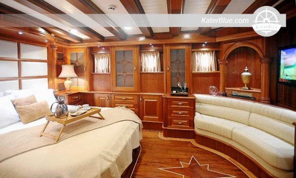 37M Gulet 2004 for Sale – Traditional 6-Cabin Wooden Yacht, Marmaris, Turkey
