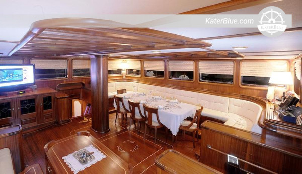 37M Gulet 2004 for Sale – Traditional 6-Cabin Wooden Yacht, Marmaris, Turkey
