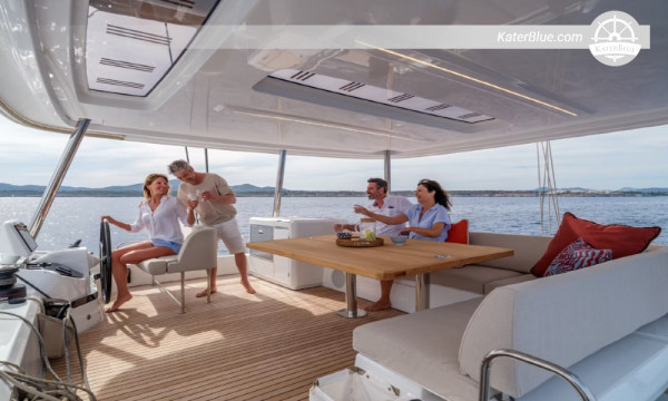 7-Day Crewed Catamaran Charter from Rhodes to Symi, Tilos, Nisyros, Kos, Kalymnos & Leros aboard Lagoon 55