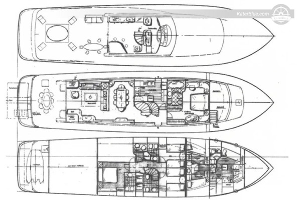 2001 Castagnola 30 mt – 98ft Wooden Motoryacht, 5 Cabins, Olbia (Sassari)
