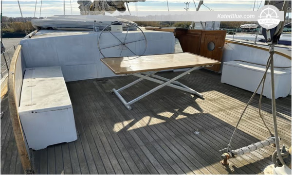 Ketch Steel 59 (1952) for Sale – 17.94m Riveted-Steel Motorsailer, 4 Cabins, Roma, Italy