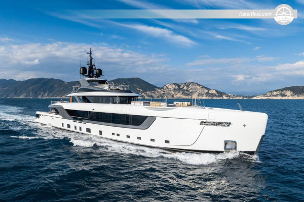 Admiral 55 S-Force (2024) – 55 m Aluminium Superyacht, Armani Casa, Carrara