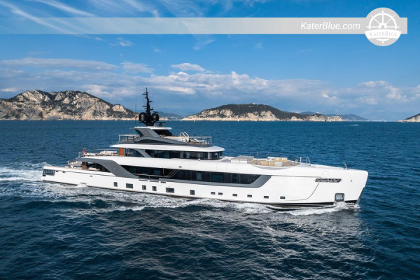 Admiral 55 S-Force (2024) – 55 m Aluminium Superyacht, Armani Casa, Carrara