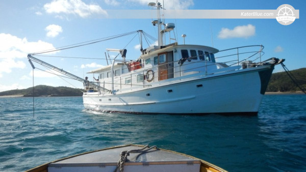 1979 Carvel Bridge Deck Cruiser for Sale – 17.07m Timber Liveaboard & Charter Vessel, 4 Cabins, Queensland