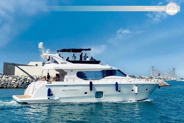Skippered Weekly Charter on Sunseeker 131 ft – Luxury Islands & Coastal Highlights – Dubai Marina to Al Marjan Island, Abu Dhabi Corniche, Saadiyat Island, Yas Island, Sir Bani Yas & The World Islands