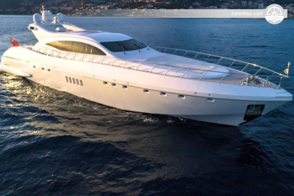 2004 Mangusta 108 for Sale – 33m Luxury Motor Yacht – 4+3 Cabins – Malta Flag – Sicily, Italy