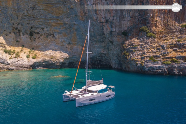 Aluguel semanal de catamarã Excess 11 (sem tripulação) | 4+2 cabines, Fethiye, Turquia