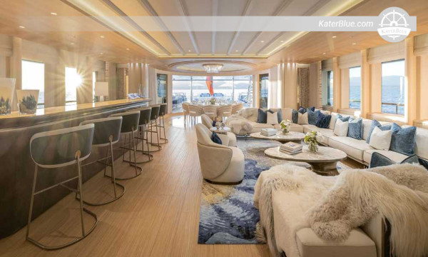 2017 Amels 272 89m Northern European Superyacht for Sale with 2021 Rebuild and Two Helipads