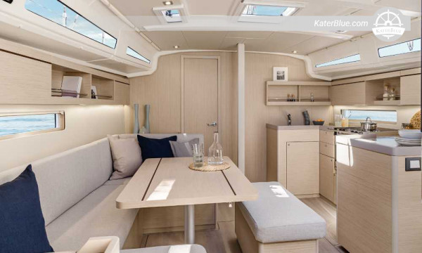 Pronájem lodi Beneteau Oceanis 40.1 bez posádky z přístavu Lefkas – trasa po Jónském moři přes Prevezu, Pargu, Paxos a Antipaxos