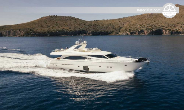 Ancient Wonders & Island Charm – Ferretti 830 Fly Weekly Crewed Charter from Athens
