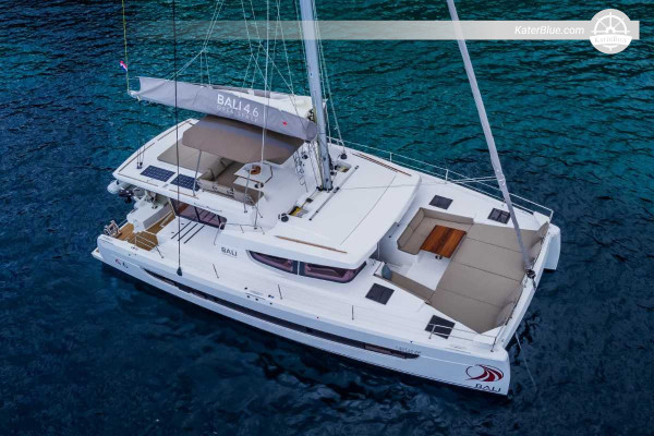Týdenní pronájem katamaránů Bareboat Bali 4.6 (7N/8D) z přístavu Lefkas - Preveza, Parga, Syvota, Paxos a trasa Antipaxos