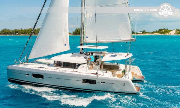 7-Day Bareboat Lagoon 42 Catamaran Charter - Saint-Tropez to Cannes, Monaco & Italian Riviera (2022, 4 Cabins, 8 Guests)