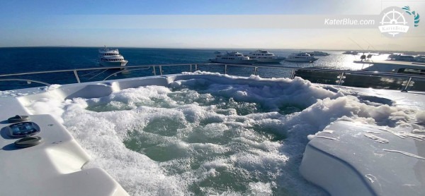 7-tägige Tauchsafari im nördlichen Roten Meer ab Hurghada – Thistlegorm, Abu Nuhas Wracks, Ras Mohamed & Tiran – 45 m Stahlyacht (Baujahr 2021) – Bis zu 34 Gäste