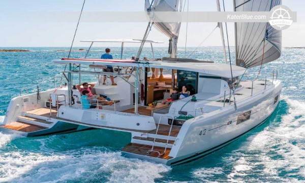 7-Day Bareboat Lagoon 42 Catamaran Charter - Saint-Tropez to Corsica (Calvi, Girolata, Ajaccio, Bonifacio) (2022, 4 Cabins, 8 Guests)