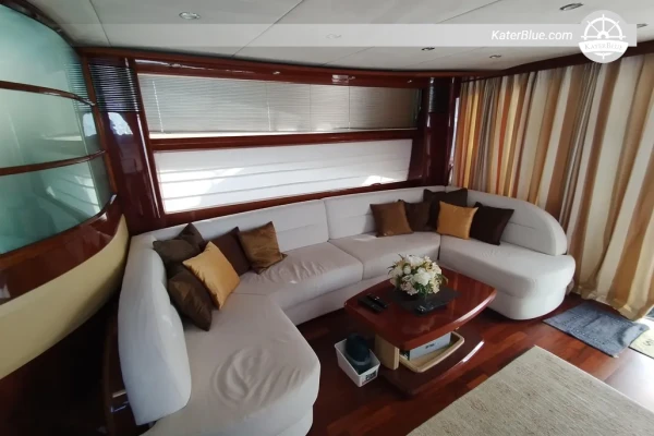 Iate a motor Princess 21M (2007) com flybridge à venda – 21,7 m – 4 cabines – Motor MAN V12 – Croácia