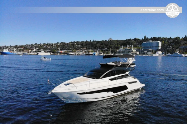 2025 Fairline Squadron 50 15.24m Flybridge, 3 Cabins, Twin Volvo IPS650 (960hp), Williams Jet Tender – For Sale Seattle (Duty Paid)
