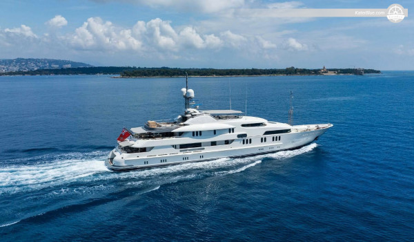 Amels 61.5m Luxury Motor Yacht (2003 / 2018 Refit) For Sale – 7 Guest Cabins + 15 Crew, 1,149 GT, Cayman Flag – Imperia, Italy