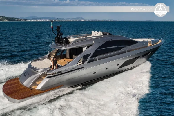 Pershing 8X 2023 for Sale – 25.55m High-Performance Cruiser, 4 Cabins, Fano Italy