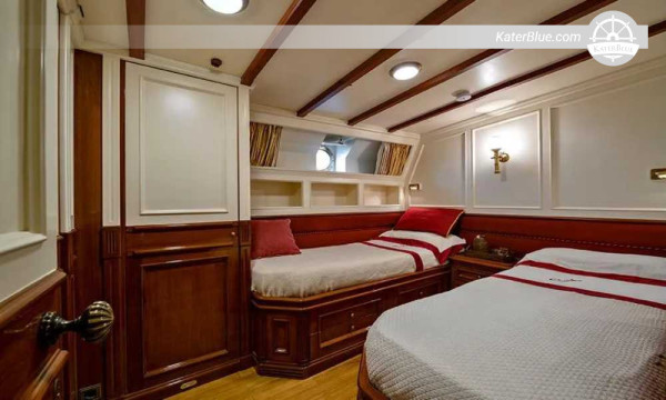 1905 Lawley 49m Steel Gaff Schooner for Sale in Genoa, Italy – Antique Classic Sailing Yacht, 3 Cabins