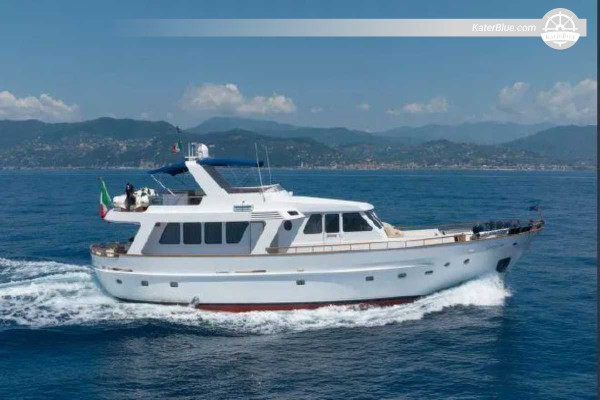 Northland Dutch 22 TSDY 1991 for Sale – 22m Steel Displacement Motor Yacht in Rapallo