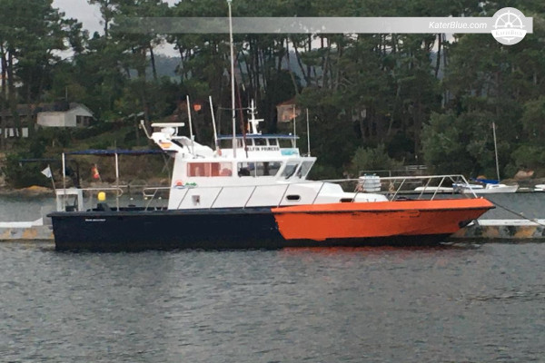 Astilleros Polinautica 13.40m (2009) Hydrojet Workboat | Twin MAN 900HP + Hamilton Jets | Class III/S | 12 Pax | Galicia, Spain