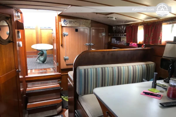 1963 Egg Harbor 37 Motor Yacht for Sale in Beaufort – 11.28m Classic Wooden Cruiser, Flybridge, Twin Engines