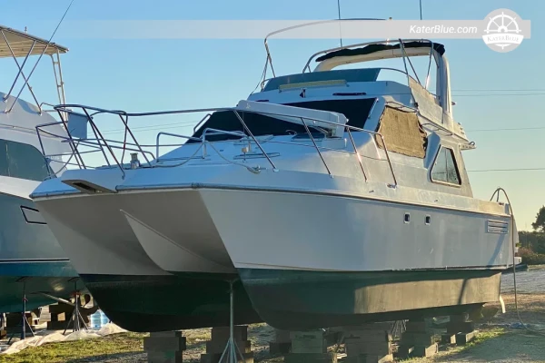2001 SportsCat 44 Power Catamaran for Sale in Hampstead United States – 13.4m Offshore Cruiser, Twin Yanmar Engines, 2 Cabins