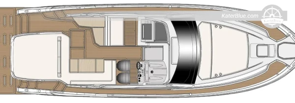 2024 Azimut Atlantis 45 Sports Cruiser for Sale in Arzachena 2 Cabin IPS