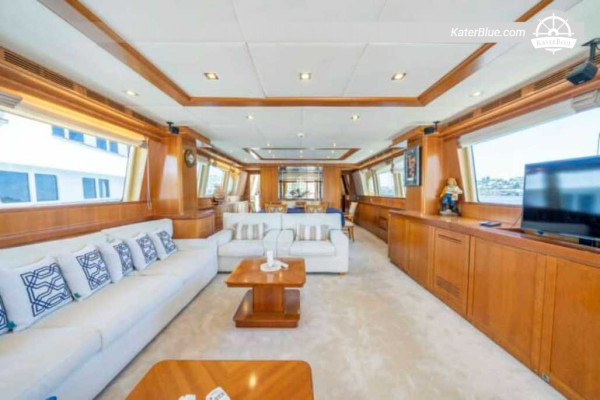 7 Nights Skippered Luxury Motor Yacht Charter from Bodrum to Kos, Nisyros, Tilos, Symi, Rhodes and Datça or Knidos for 12 Guests