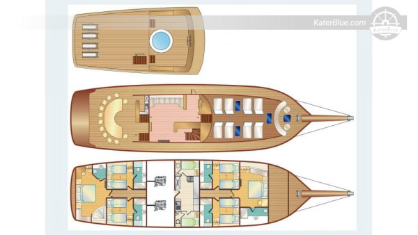 7-Night International Skippered 30m Gulet Charter from Bodrum through the South Dodecanese Islands