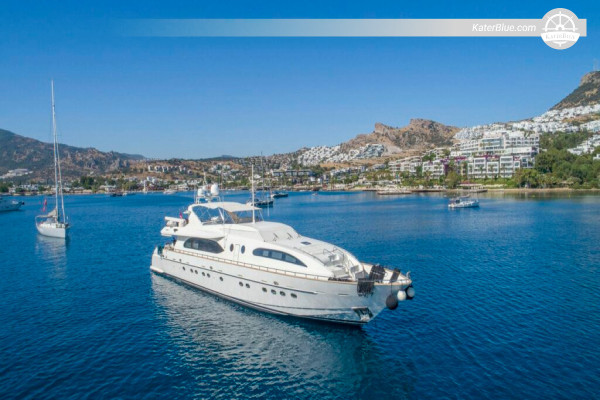 7 Nights Skippered Luxury Motor Yacht Charter from Bodrum to Kos, Leros, Lipsi, Patmos, Kalymnos and Pserimos for 12 Guests
