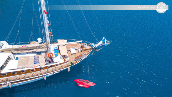 7 Nights Gulet Charter Bodrum to Gocek One Way Coastal Sailing 16 Guests