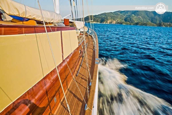 7-Night 34m Wooden Gulet Charter from Bodrum through Kos, Nisyros, Tilos, Symi, Rhodes and back via Datça or Knidos